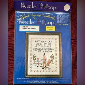 Needles 'n Hoops No. 271 "Someone Special" Cross Stitch Kit